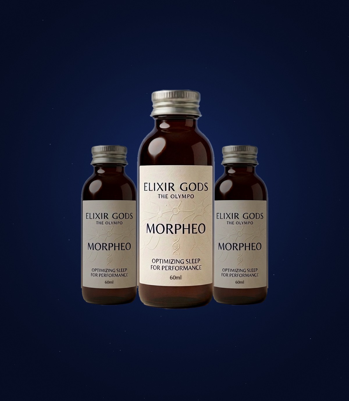 Tres botellas de Morpheo